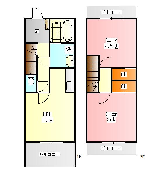 ＳＵＮＳＨＩＮＥシャトー 間取り図画像