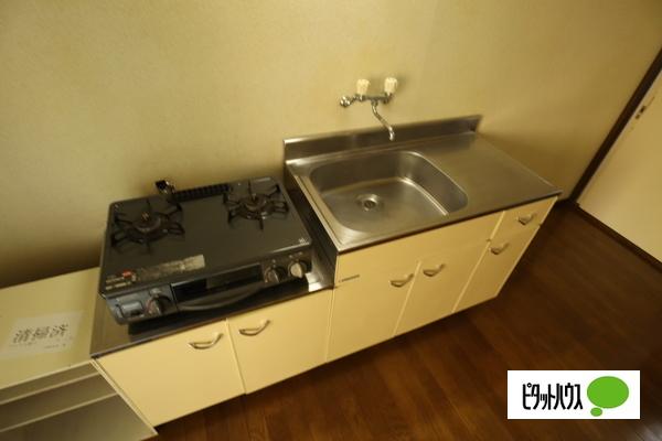 八王子市上柚木アパート キッチン