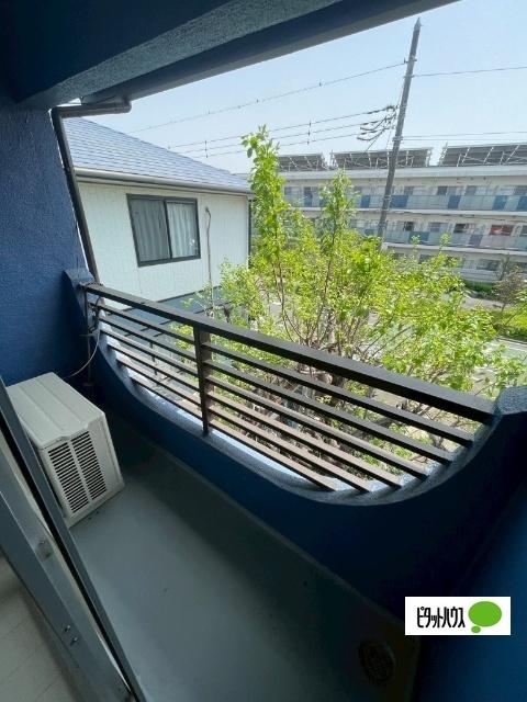 日野市多摩平アパート 眺望