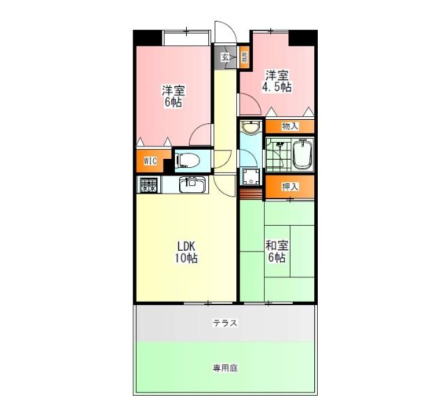 ダイアパレスグリーンシティ相模原 間取り図画像