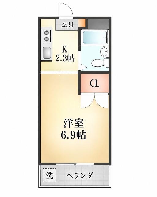 SkyStarView日野 間取り図画像