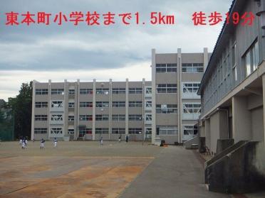 東本町小学校：1500m