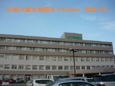 糸魚川総合病院：530m