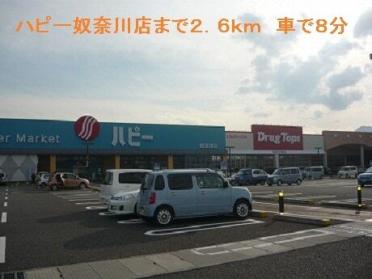 ハピー奴奈川店：2600m