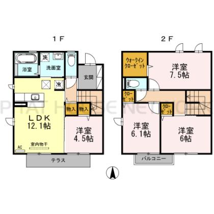  間取り図写真