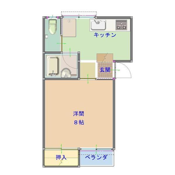 センシブルｙ（103） 間取り図画像