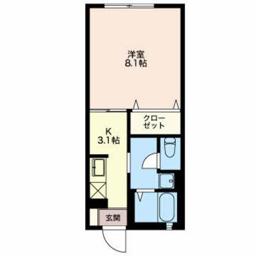 コスモスⅠ（102） 間取り図画像