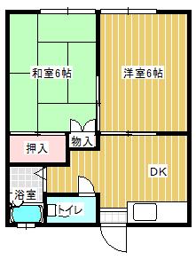 クリーンハイツ（102） 間取り図画像
