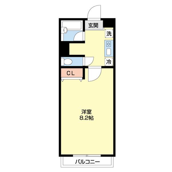 ベロウ桜城（304） 間取り図画像