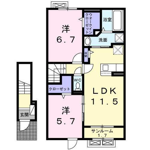  間取り図写真