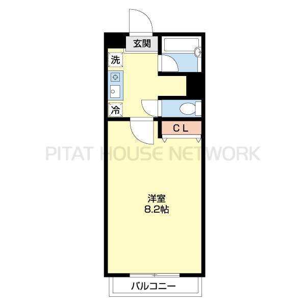 ※間取は反転、写真は別部屋です。参考にし