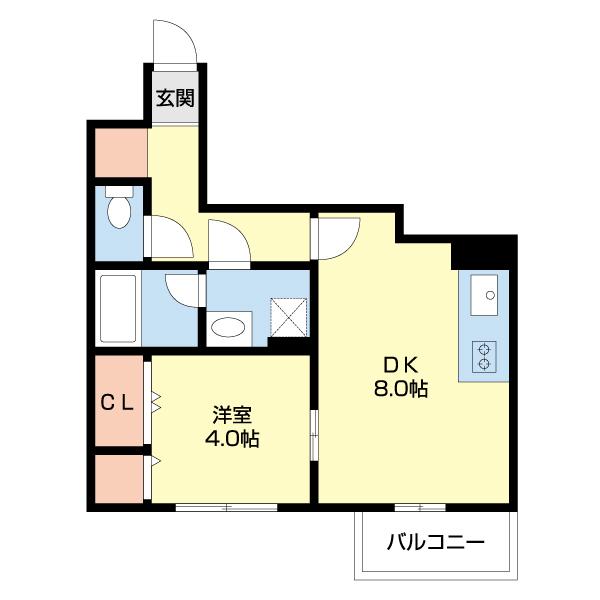 ライオンズマンション高田（802） 間取り図画像