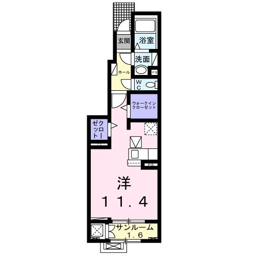 ジェイド　ヒルズ（102） 間取り図画像