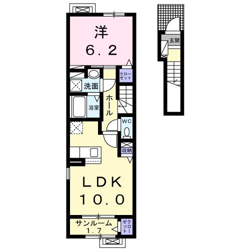 グラン　アクシス　Ⅰ（204） 間取り図画像