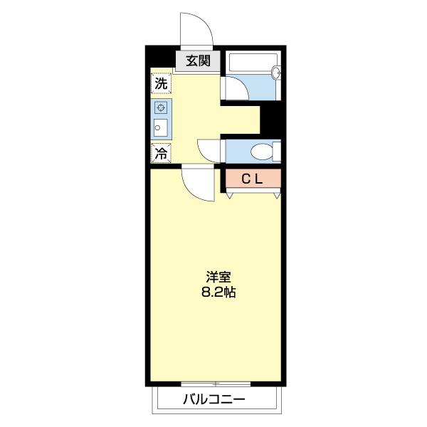 ベロウ桜城（203） 間取り図画像