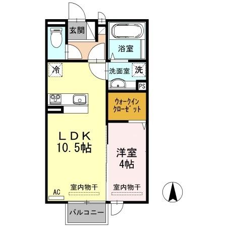 サンリジェール（207） 間取り図画像