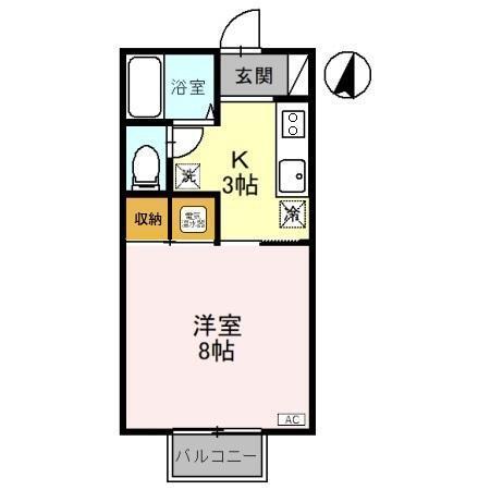 クリア上越（105） 間取り図画像