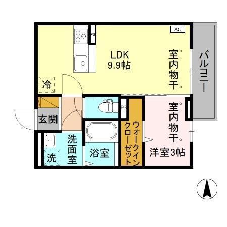 サニーガーデン（301） 間取り図画像