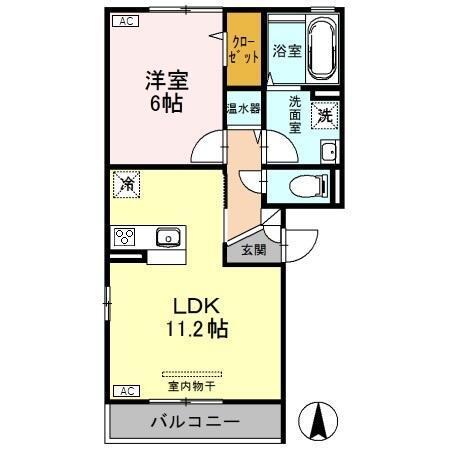 アネシス駅南（201） 間取り図画像