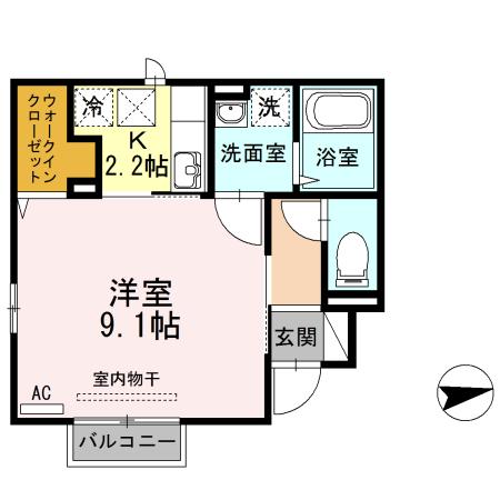プリマクラッセ（101） 間取り図画像