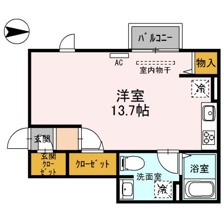 ｇｒｏｗｉｎｇ（201） 間取り図画像
