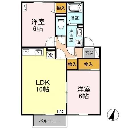 フレーズ･ヴェルジェ（102） 間取り図画像