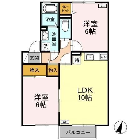 フレーズ･ヴェルジェ（203） 間取り図画像