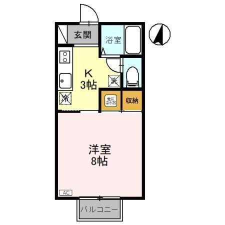 クリア上越（203） 間取り図画像