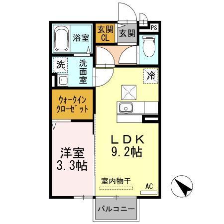 インサイドモート（103） 間取り図画像