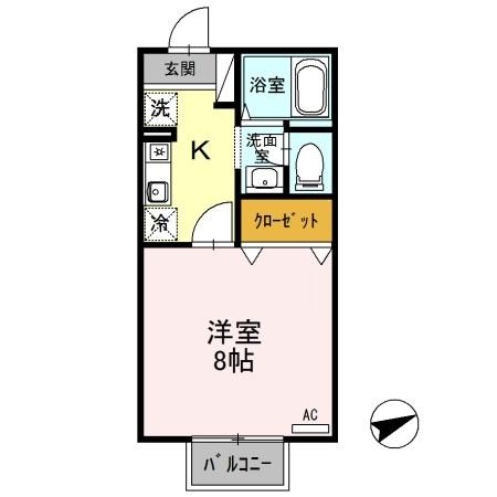 ビビッドＫ（208） 間取り図画像