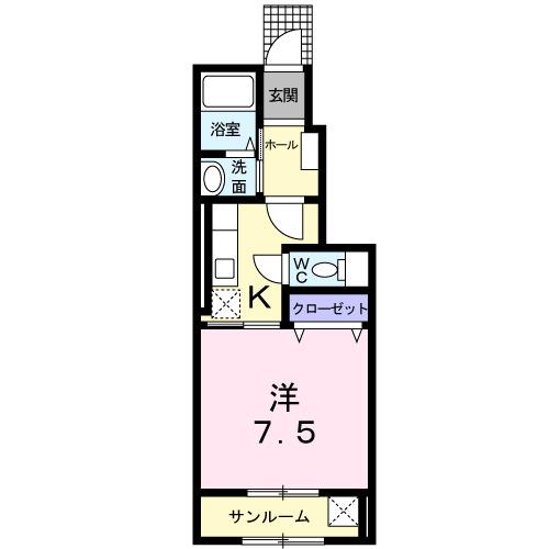 ソワージュ煌Ａ（102） 間取り図画像