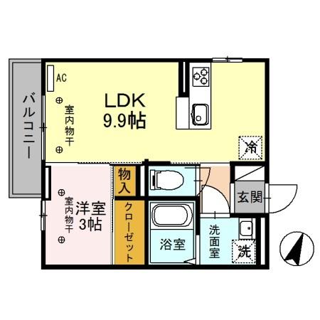 さくらガーデンⅡ（205） 間取り図画像
