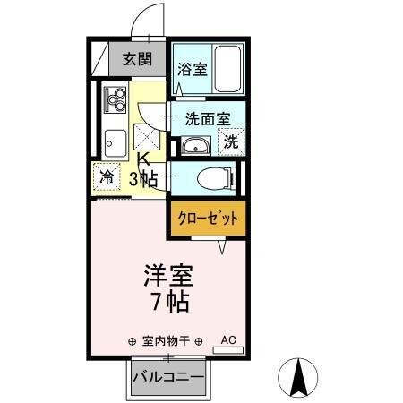 ナゴミエル/エミアス　エミアス（103） 間取り図画像