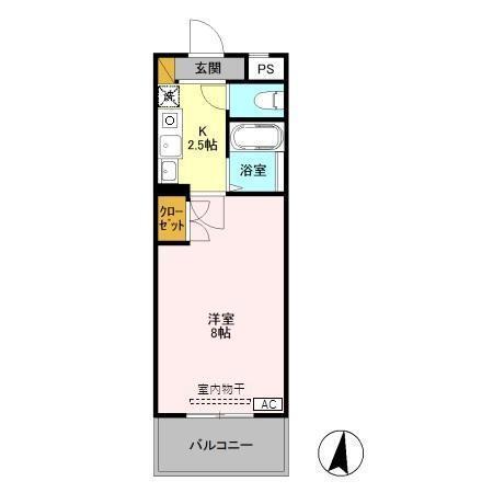 エクセレントコート　Ａ棟（102） 間取り図画像