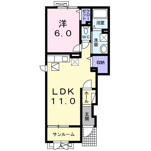 チェスタ仲町（101） 間取り図画像