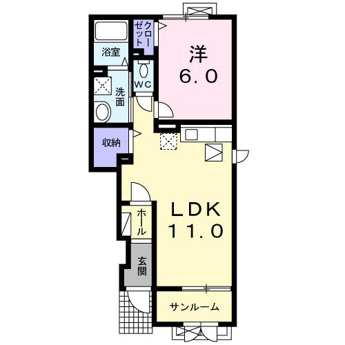チェスタ仲町（102） 間取り図画像