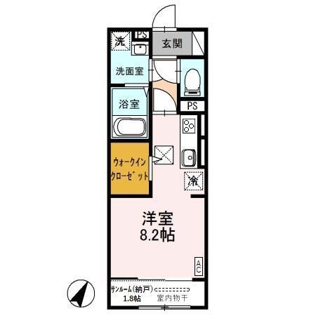 プランドール　Ｂ（103） 間取り図画像