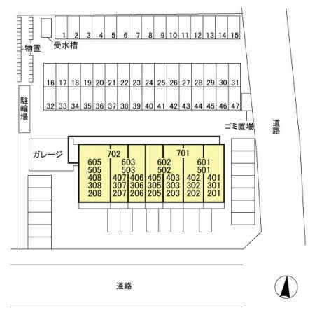 エスペランサ（207） 駐車場