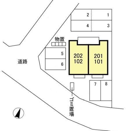 ＣＡＳＡフィオーレ（101） 駐車場