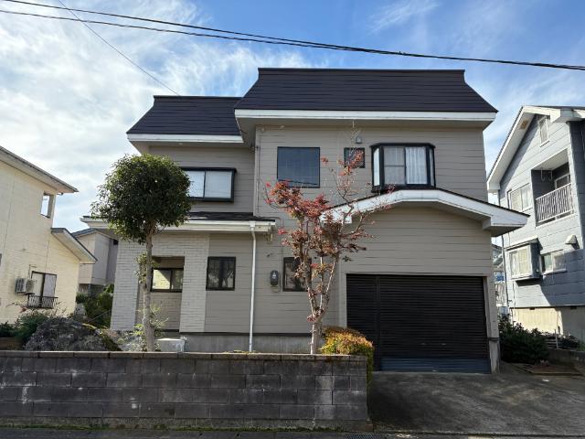のどかな住宅街にある三和区神明町の家 外観