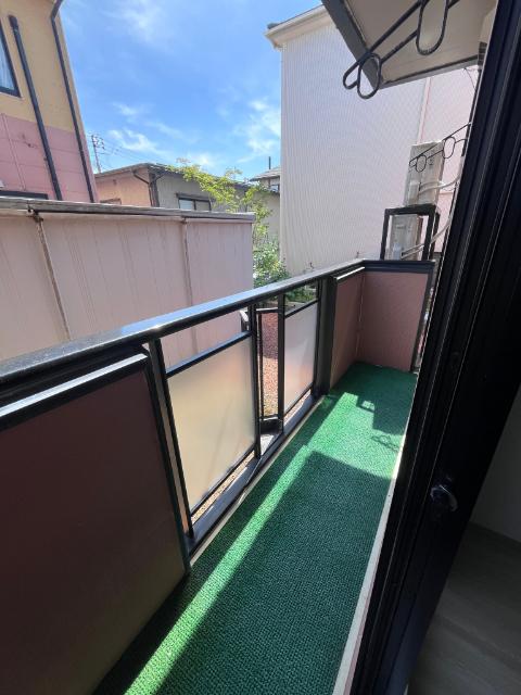 上越市大豆アパート バルコニー