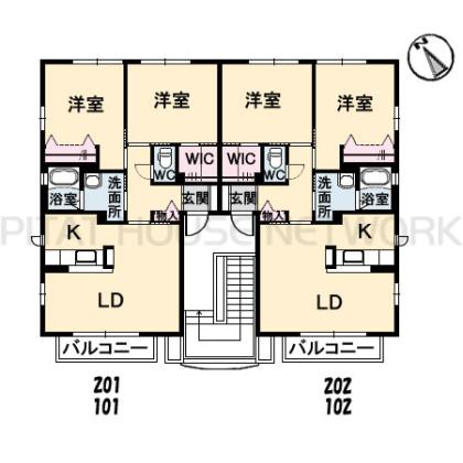  間取り図写真