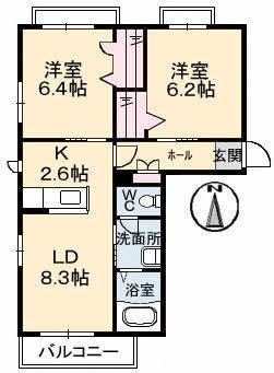 シャーメゾンソアーヴェ（303） 間取り図画像