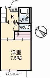 田園ハイツ（101） 間取り図画像