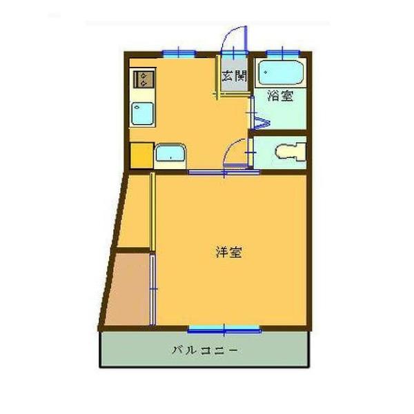 ロッジスワン（208） 間取り図画像