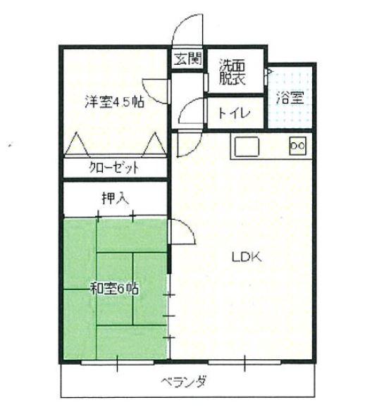 ウベマンション（302） 間取り図画像