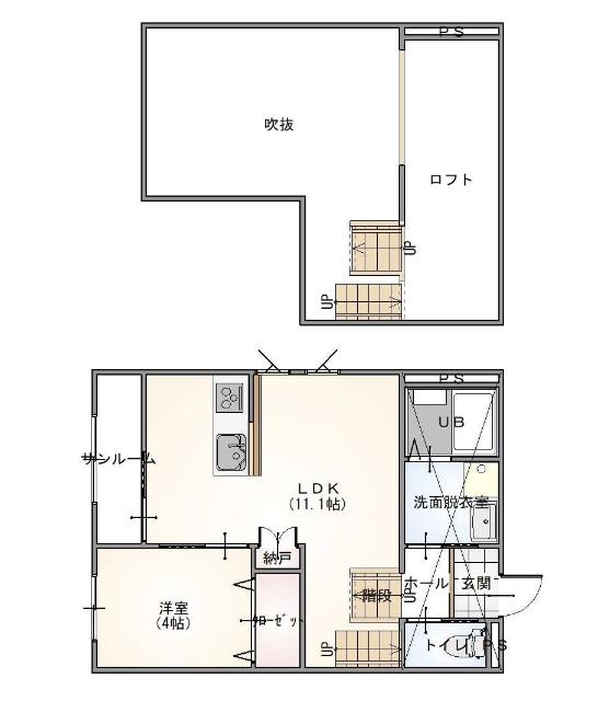  間取り図写真
