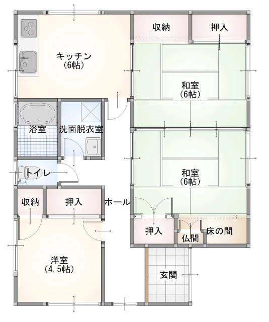  間取り図写真