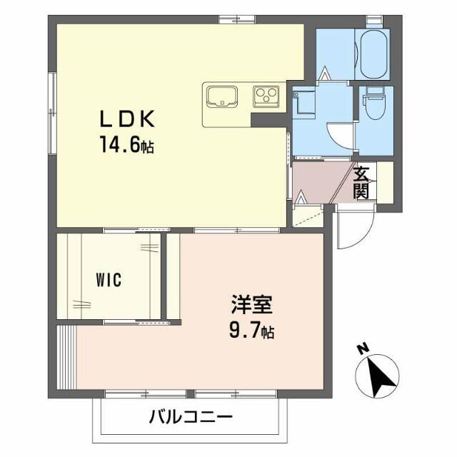 ディアス河田（101） 間取り図画像