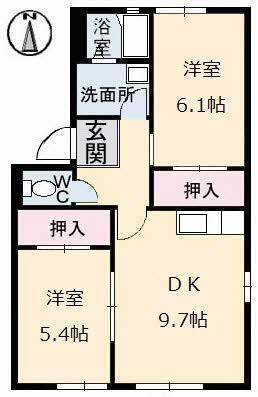 プライムハウス　Ａ棟（101） 間取り図画像